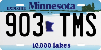 MN license plate 903TMS