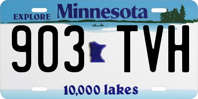 MN license plate 903TVH