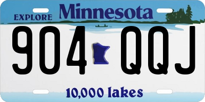 MN license plate 904QQJ