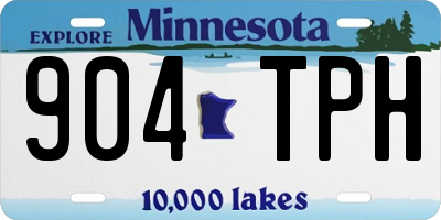 MN license plate 904TPH