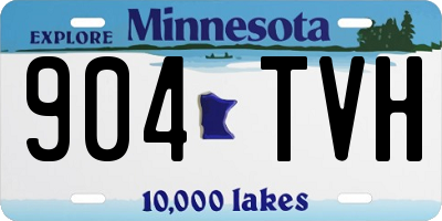 MN license plate 904TVH