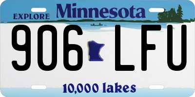 MN license plate 906LFU