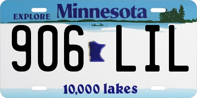 MN license plate 906LIL