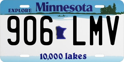 MN license plate 906LMV