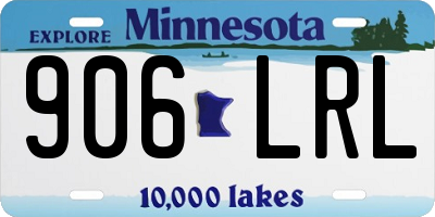 MN license plate 906LRL
