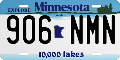 MN license plate 906NMN
