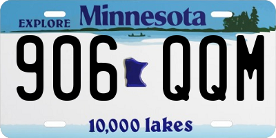 MN license plate 906QQM
