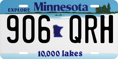 MN license plate 906QRH