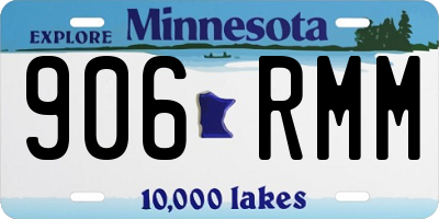 MN license plate 906RMM