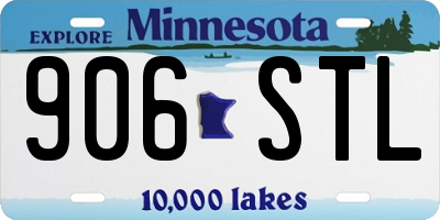 MN license plate 906STL
