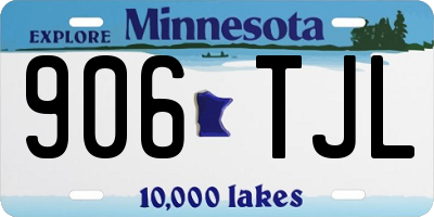 MN license plate 906TJL