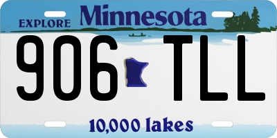 MN license plate 906TLL