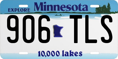 MN license plate 906TLS