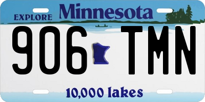MN license plate 906TMN