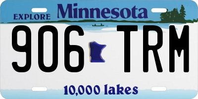 MN license plate 906TRM
