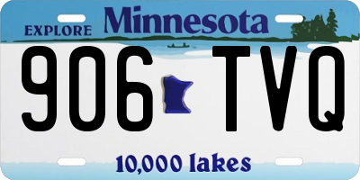 MN license plate 906TVQ