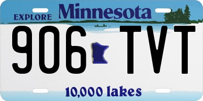 MN license plate 906TVT