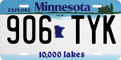 MN license plate 906TYK