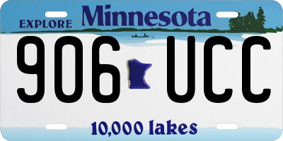 MN license plate 906UCC