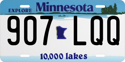 MN license plate 907LQQ