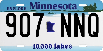 MN license plate 907NNQ