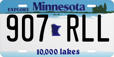 MN license plate 907RLL