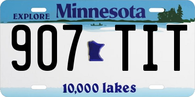 MN license plate 907TIT