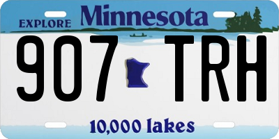 MN license plate 907TRH