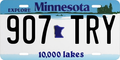 MN license plate 907TRY