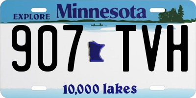 MN license plate 907TVH