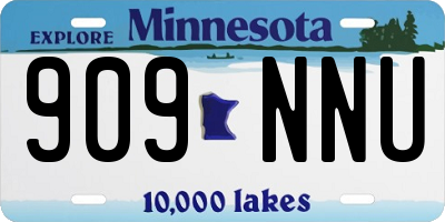 MN license plate 909NNU