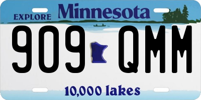 MN license plate 909QMM