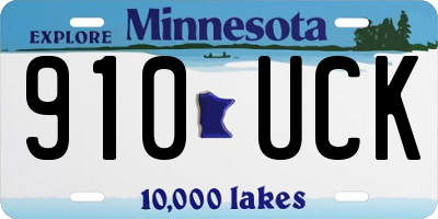 MN license plate 910UCK