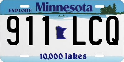 MN license plate 911LCQ
