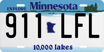 MN license plate 911LFL
