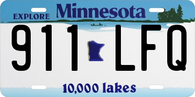 MN license plate 911LFQ