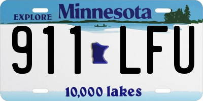 MN license plate 911LFU
