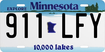MN license plate 911LFY