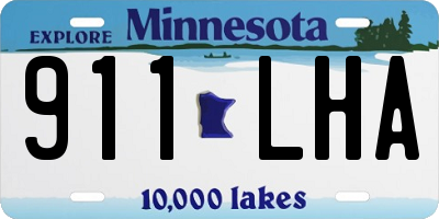 MN license plate 911LHA