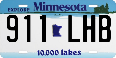 MN license plate 911LHB
