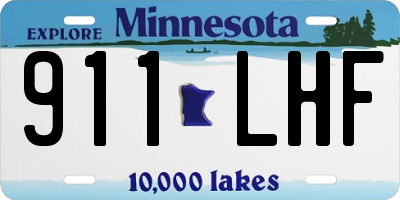 MN license plate 911LHF