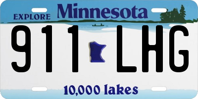 MN license plate 911LHG