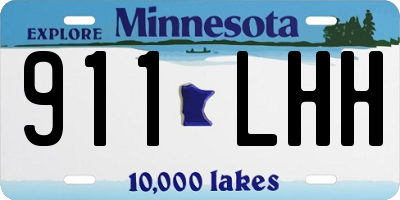 MN license plate 911LHH