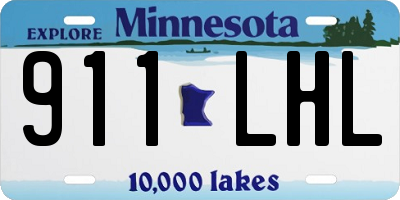 MN license plate 911LHL