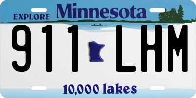 MN license plate 911LHM