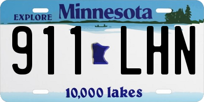 MN license plate 911LHN
