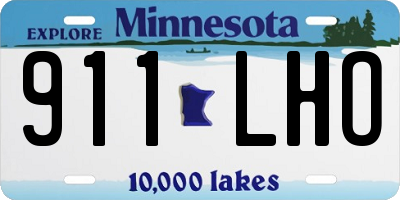 MN license plate 911LHO