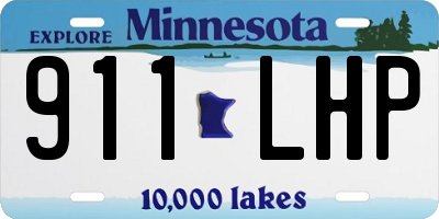MN license plate 911LHP