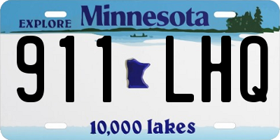 MN license plate 911LHQ