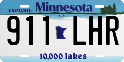 MN license plate 911LHR